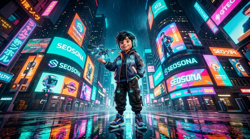 Grok Times Square Render